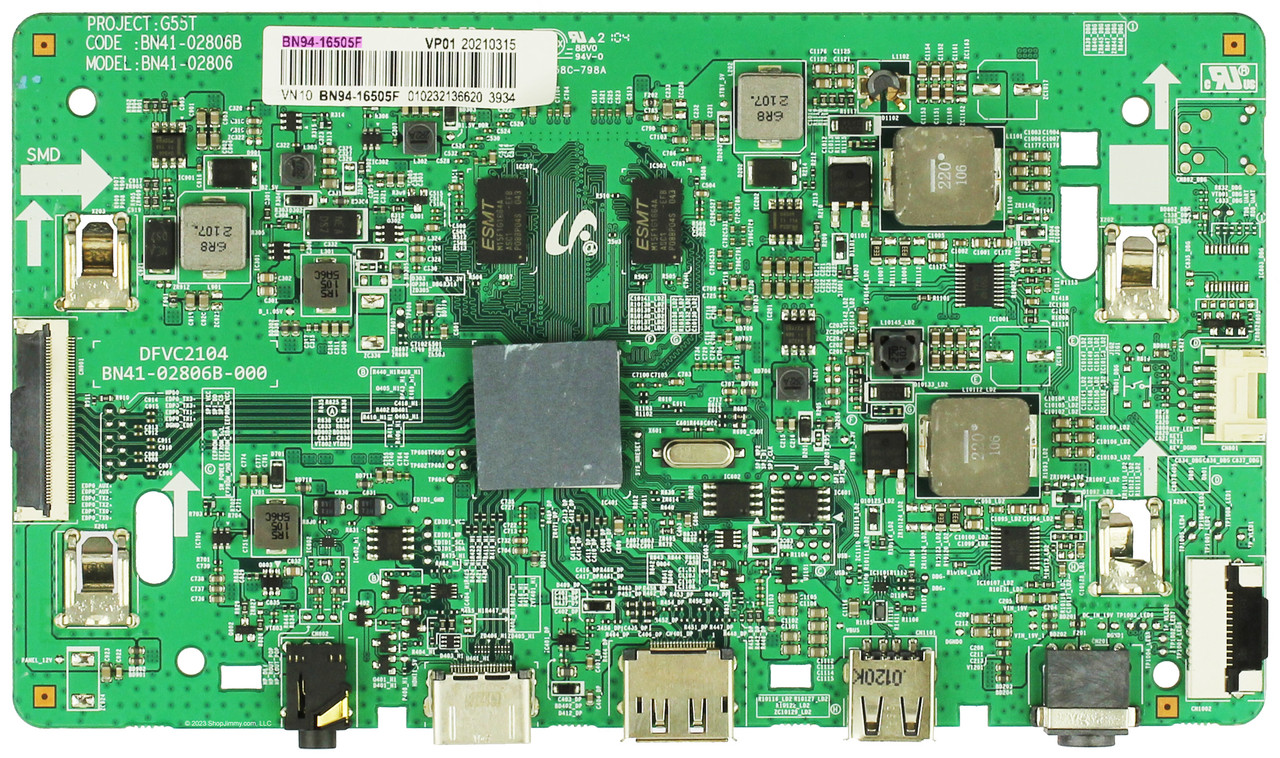 Samsung BN94-16505F (BN41-02806B) Main Board LC32G55TQWNXZA