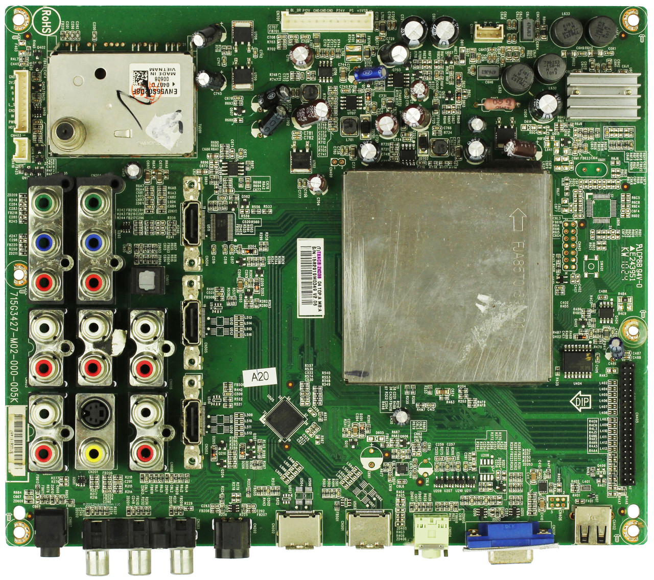 Insignia 756TXACBZK038 Main Board