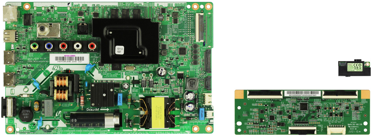 Samsung UN43N5300AFXZA (Version BC03) Complete LED TV Repair Parts Kit