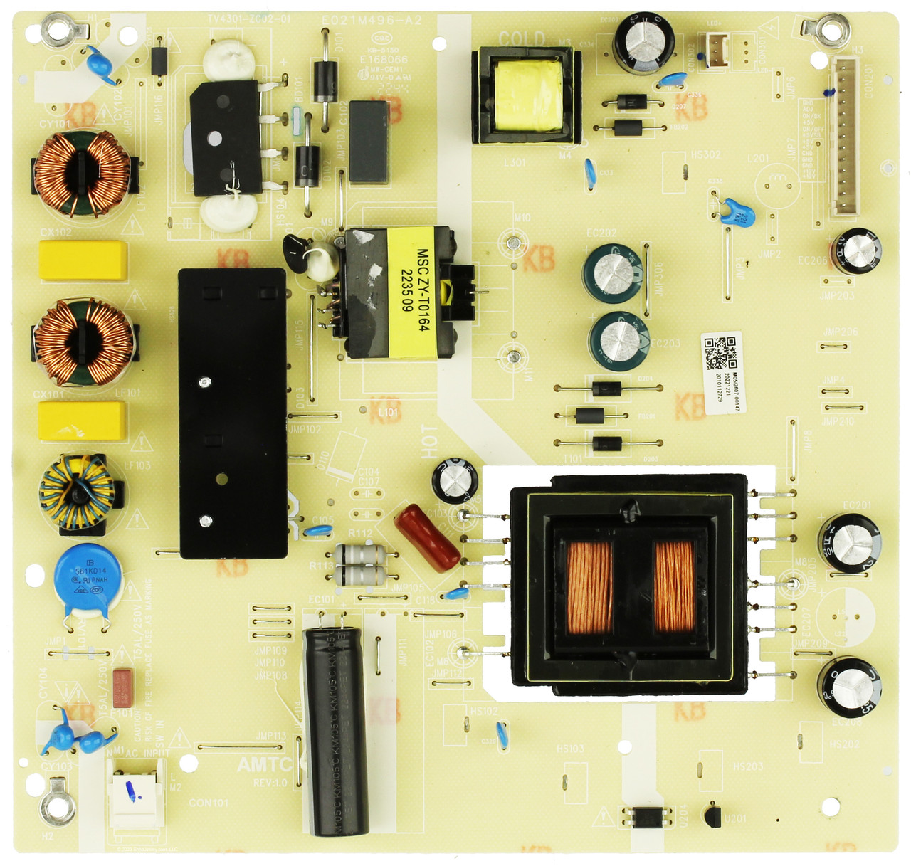 Roku 514C4301M05 Power Supply / LED Board