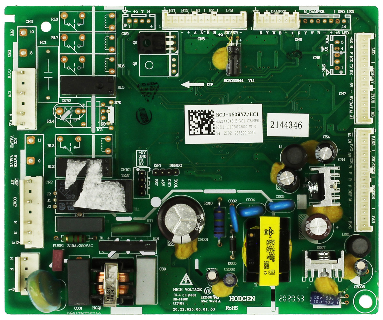 Hisense Refrigerator 2144346 Main Board BCD-450WYZ/HC1