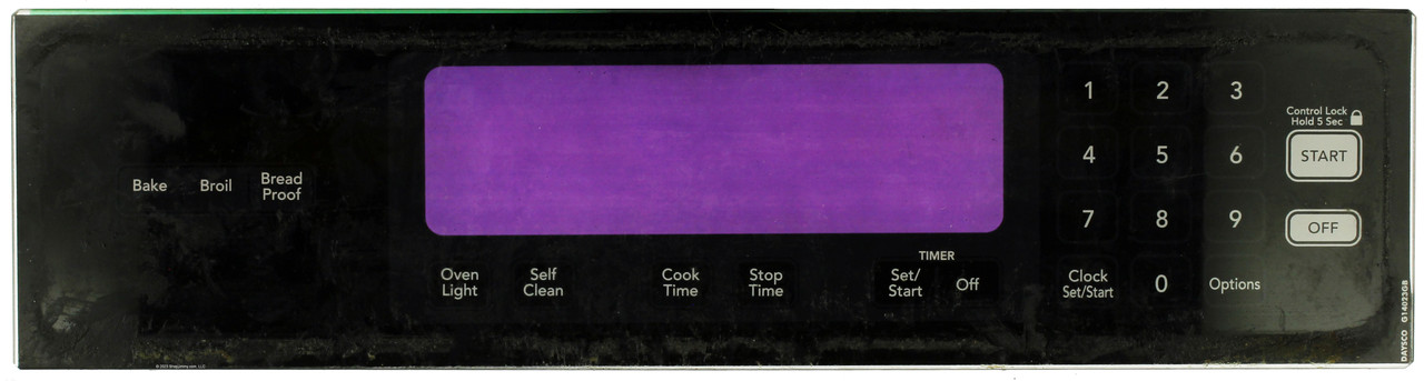 Whirlpool Oven WP9761565 9761565 Switch Membrane