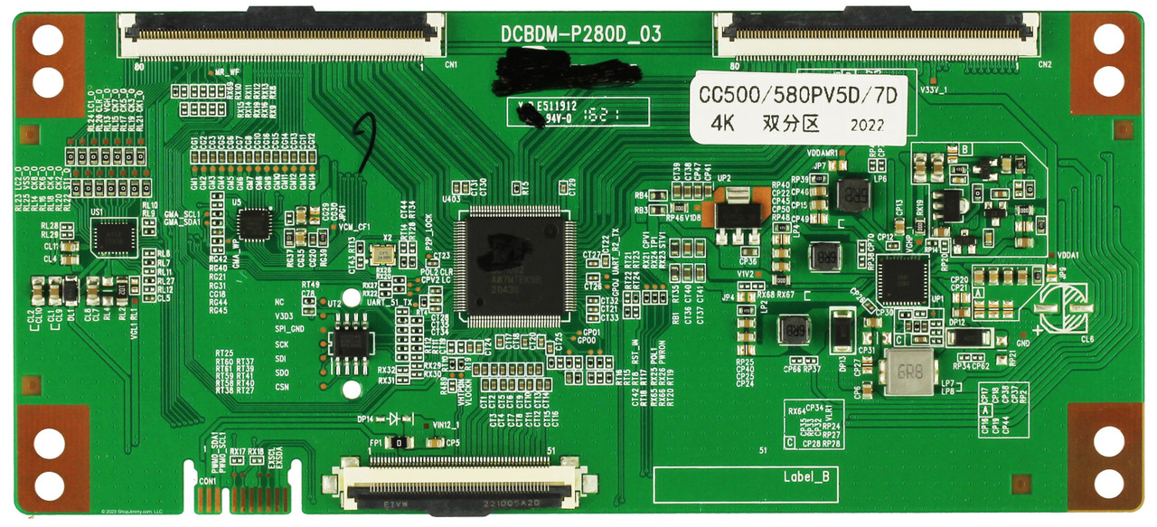 CC580PV5D DCBDM-P280D 03 T-Con Board