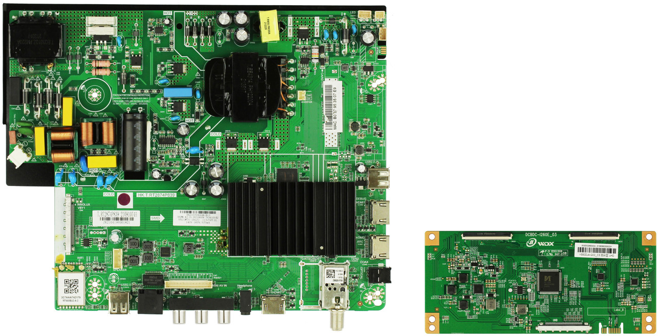 RCA RWOSU5847 LED TV Repair Parts Kit - Version 3