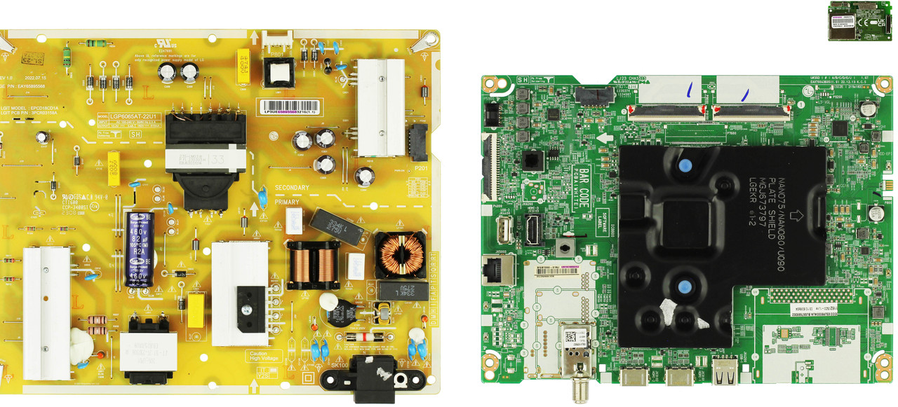 LG 65UR8000AUA.BUSCLKR Complete LED TV Repair Parts Kit