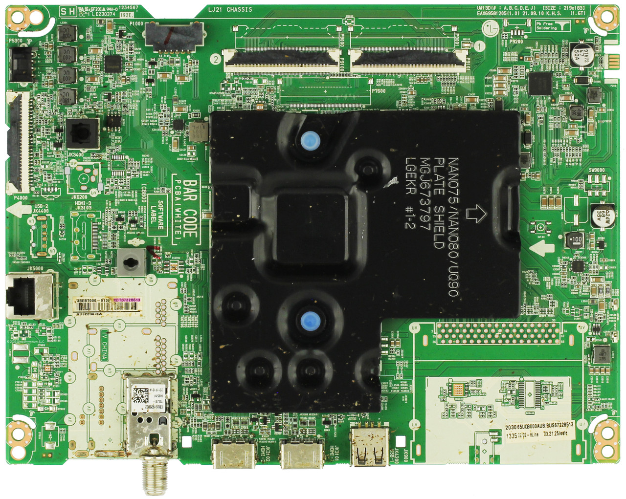 LG EBT67228513 Main Board for 65UQ8000AUB.BUSMLKR