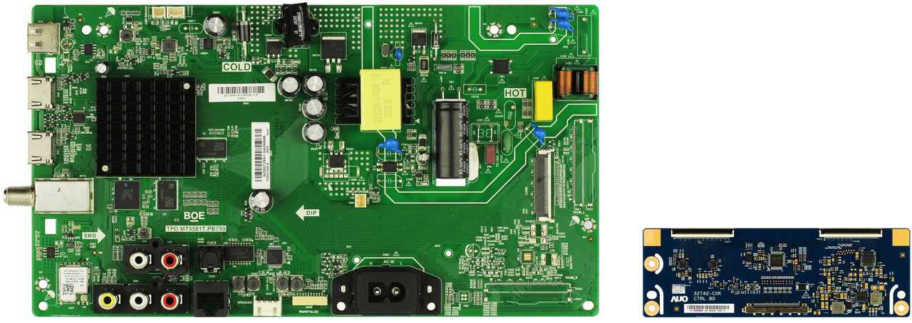 Vizio D32F-G4 Complete LED TV Repair Parts Kit  - V2