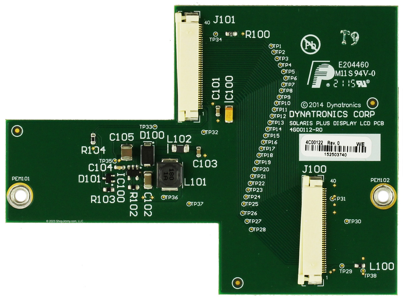 Dynatronics Circuit Board 4C00122 for Ultrasound Machine