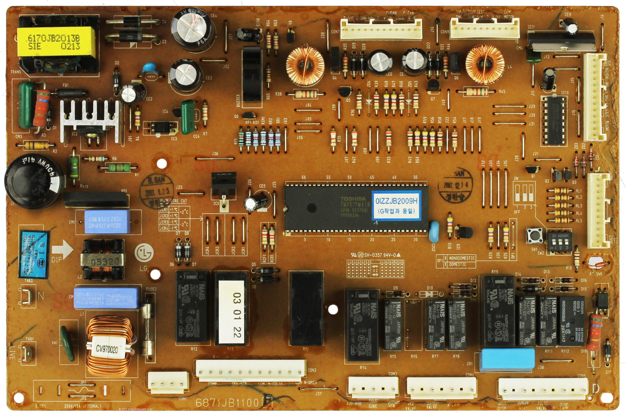 LG Refrigerator 6871JB1100F Control Board