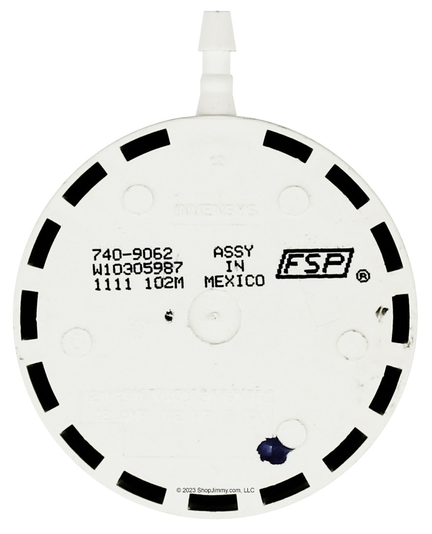 Whirlpool Washer WPW10305987 W10305987 Water Level Pressure Switch