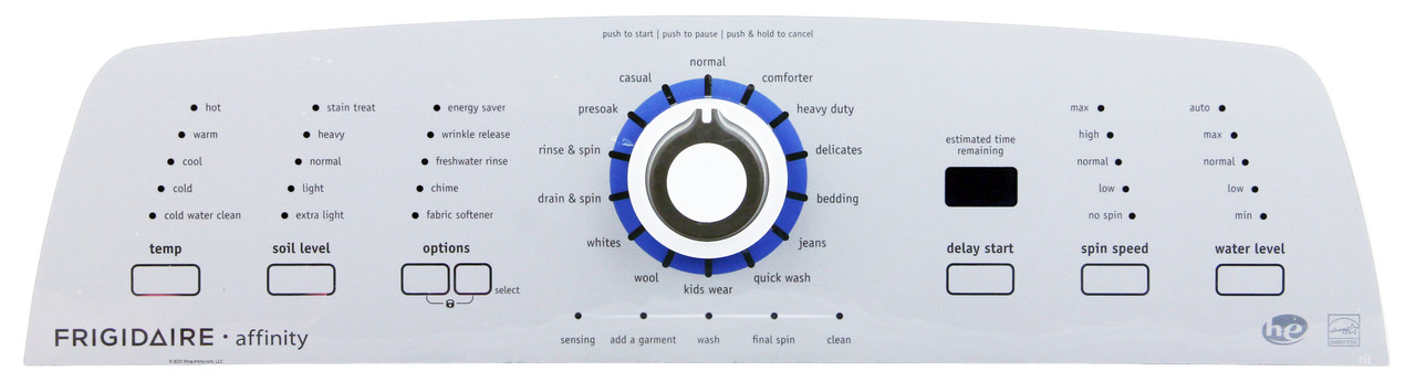 Frigidaire Washer 137490000 Control Board and Panel