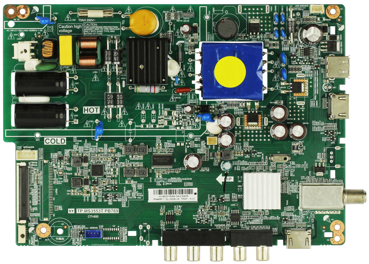 LG Main Board/Power Supply for 32LJ500B-UB.CUSGLH