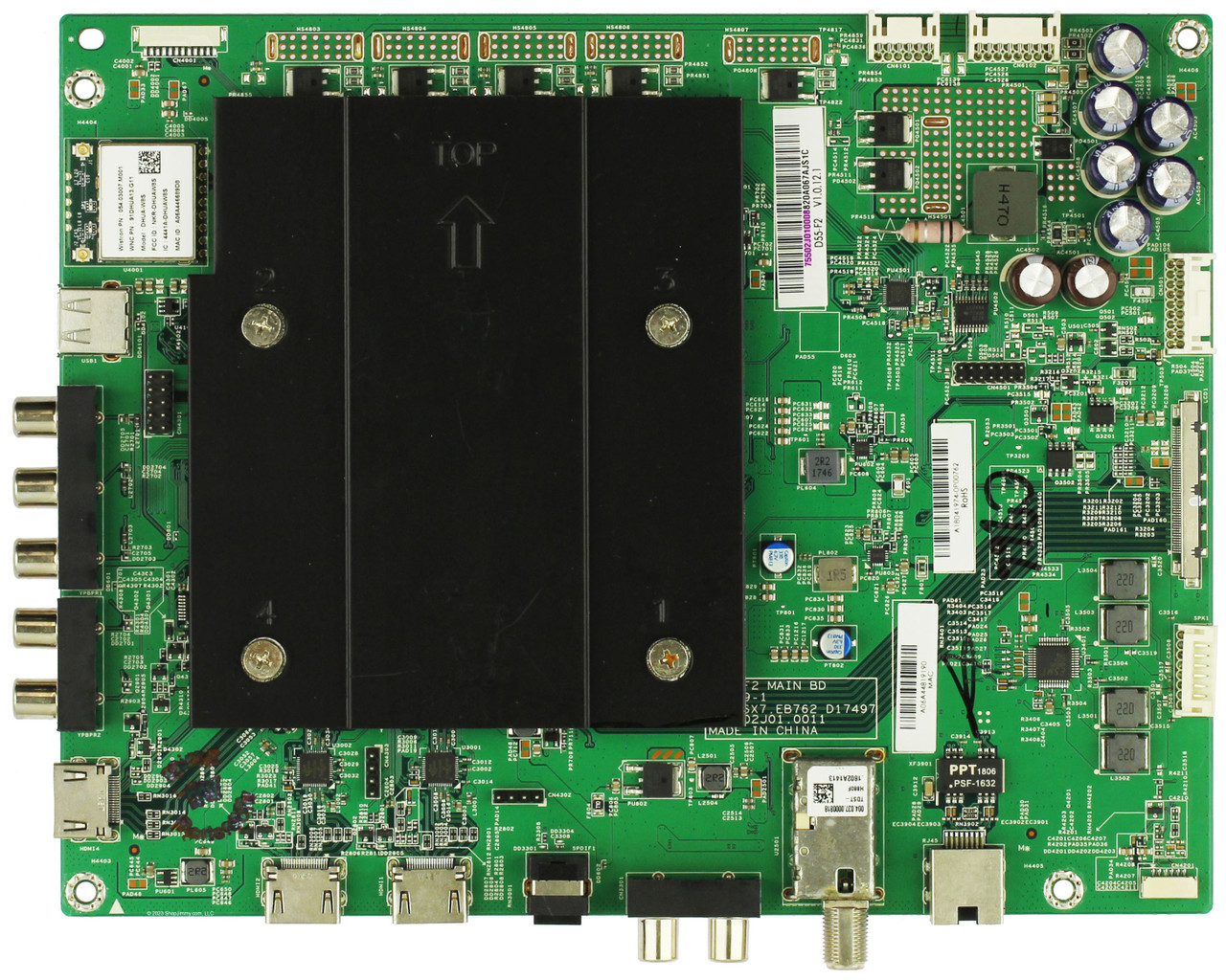 Vizio 75502J010008 Main Board for D55-F2 (SEE NOTE)
