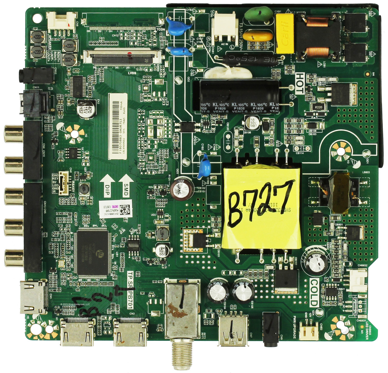 Hisense 240782 Main Board / Power Supply for 40EU3000