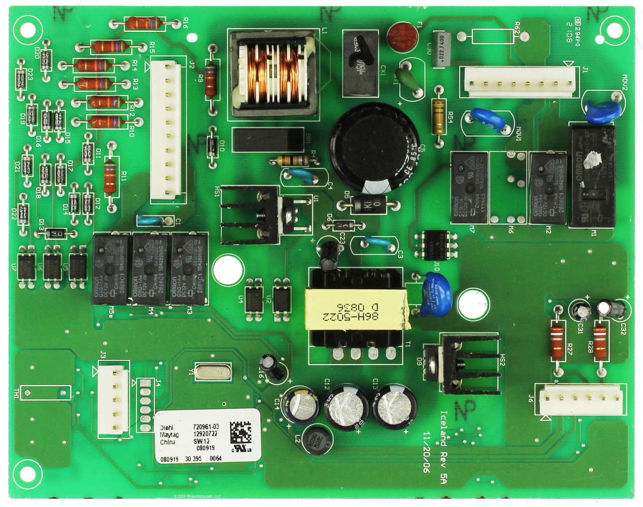 Whirlpool Refrigerator 720961-03 12920722 Main Board