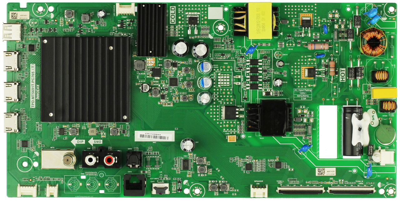 Vizio Main Board / Power Supply for 6M03A000C600J V505M-K09 (LINIM5SZ Serial)