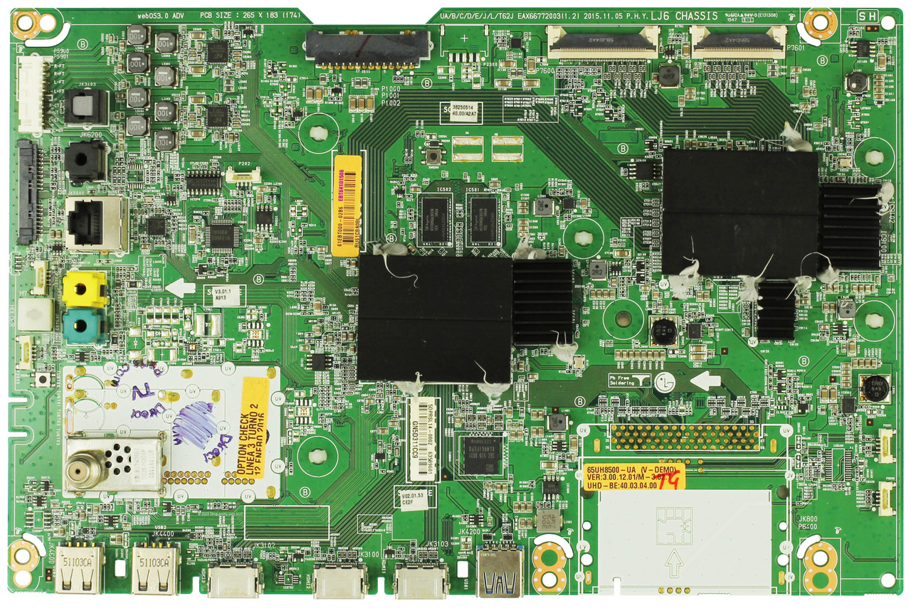 LG EBT64101506 Main Board for 65UH8500-UA.BUSWLJR