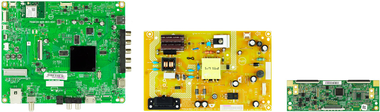 Vizio D32F-F1 (LTQUVMQU Serial) Complete LED TV Repair Parts Kit