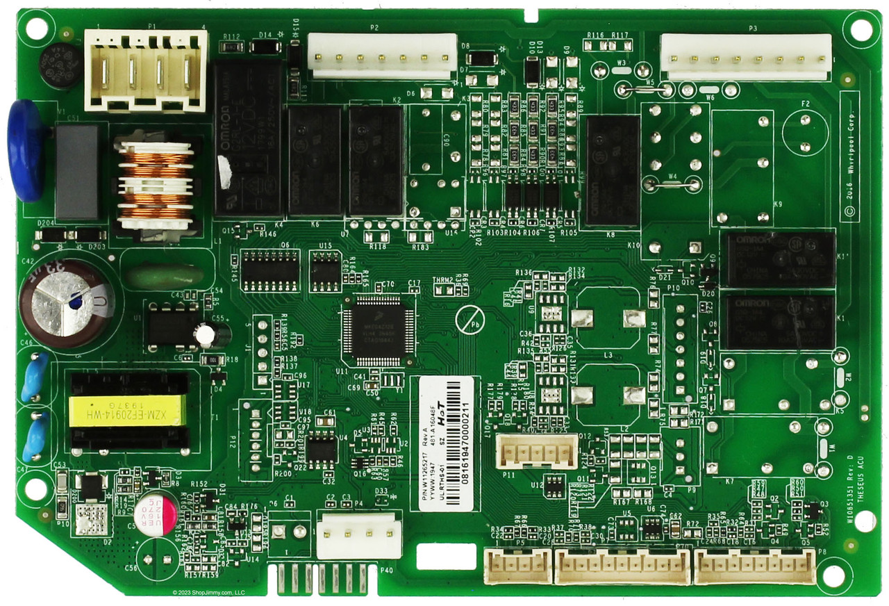 Whirlpool Refrigerator W11265217 Control Board