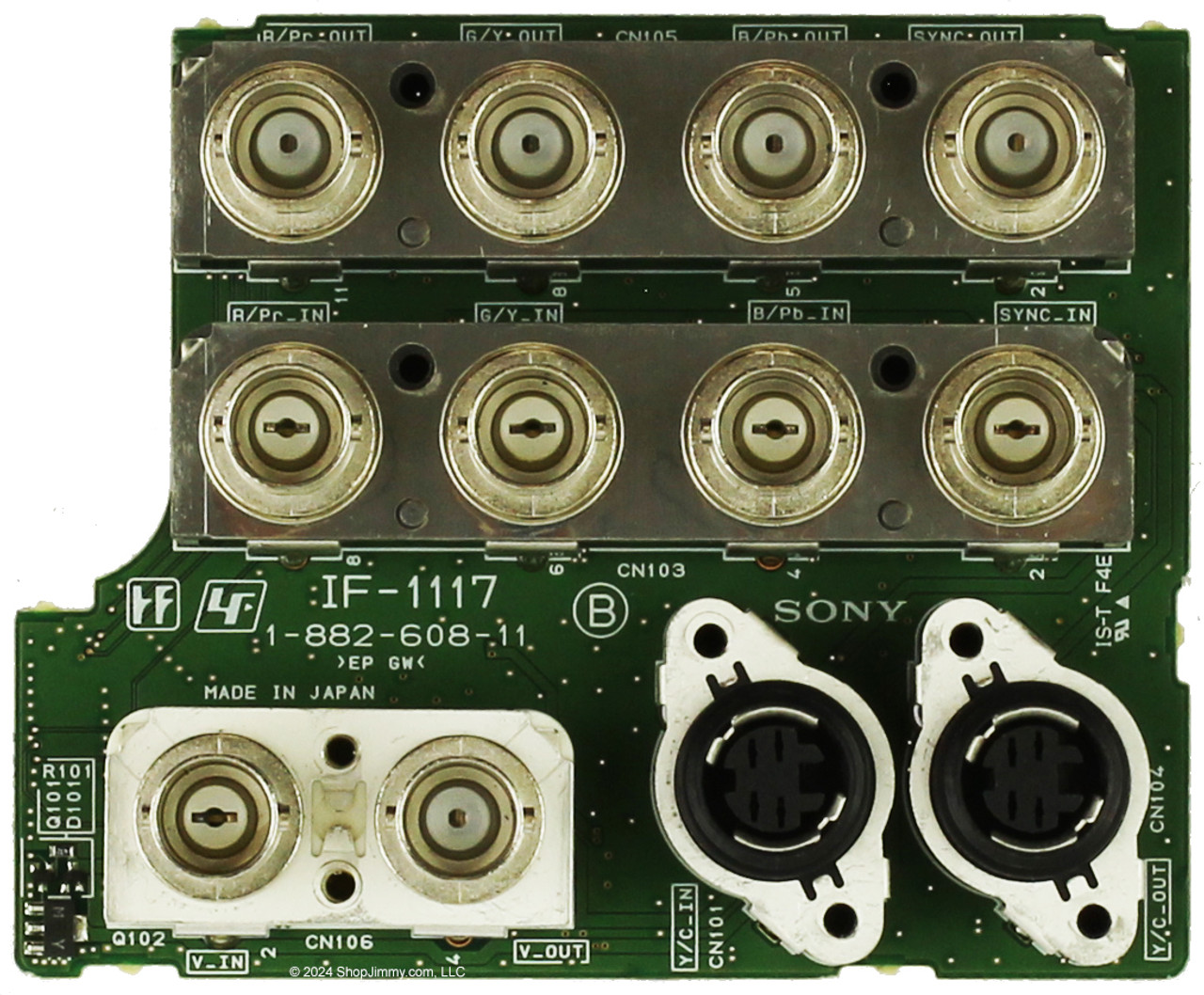 Sony IF-1117 Control Board A-1782-148-A  for Medical Color Printer 