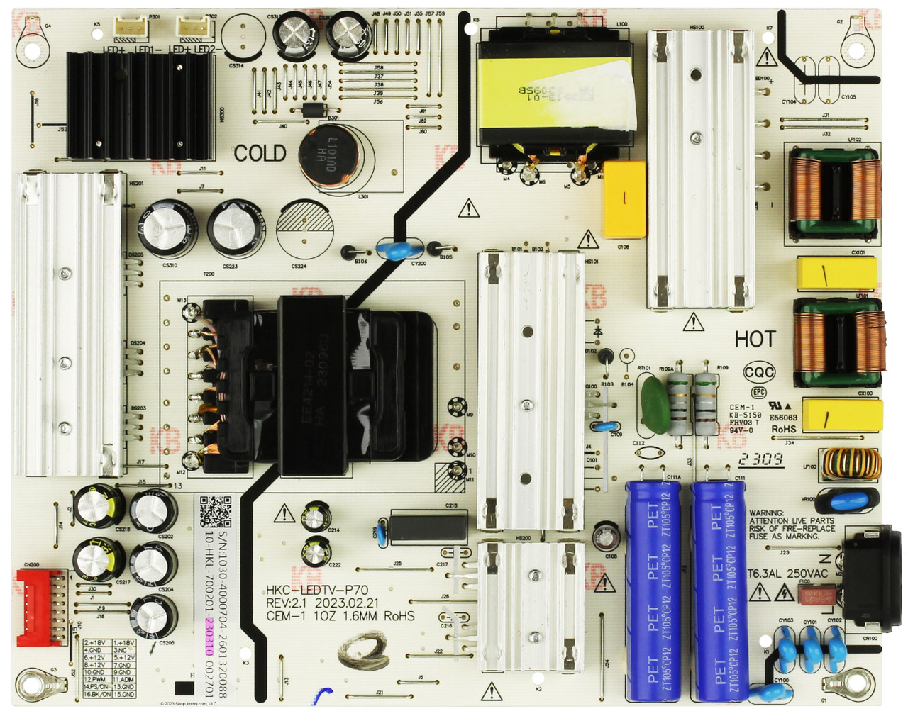 TCL 230310 260132008810 HKC-LEDTV-P70 Power Supply