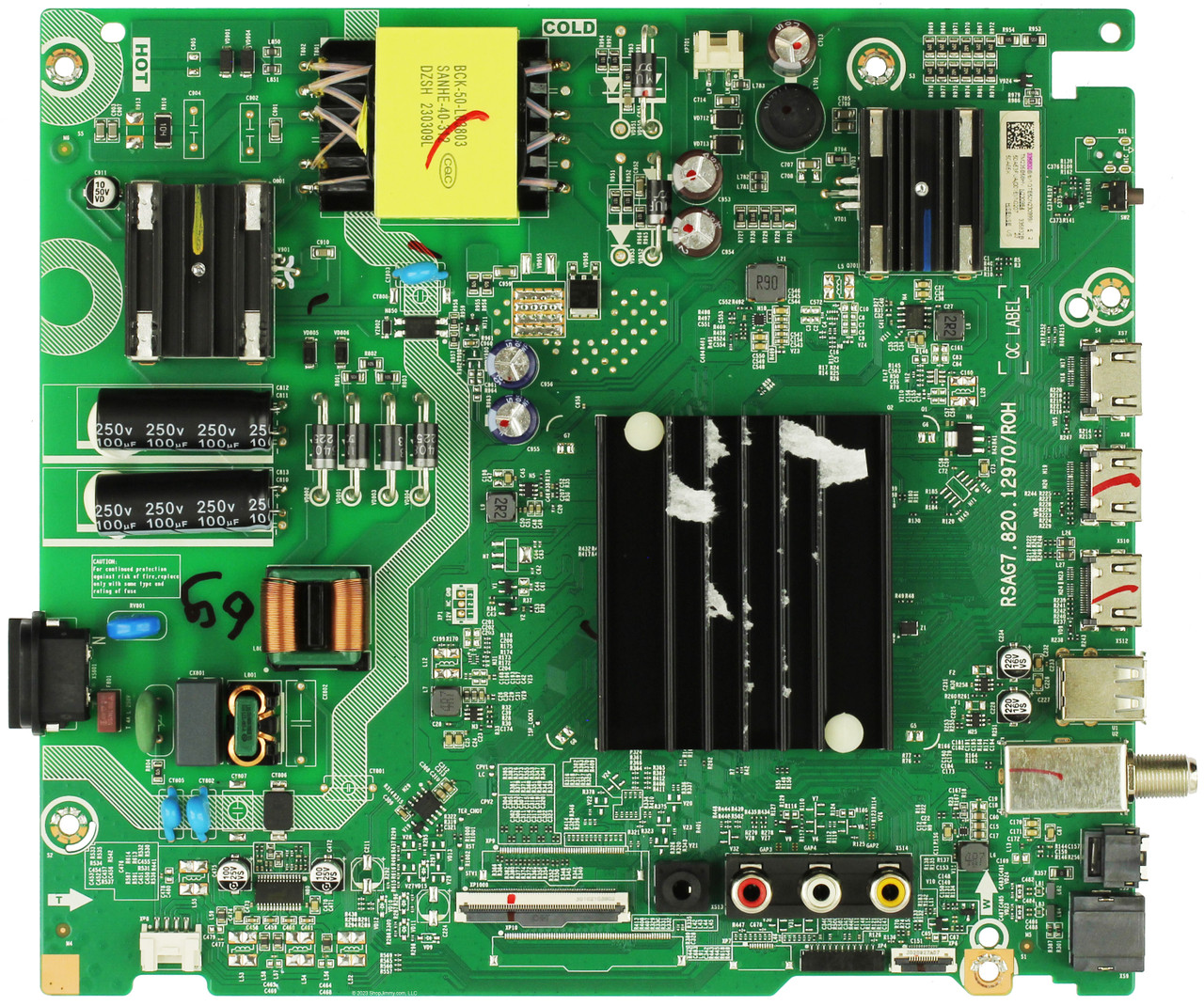 Hisense 335830 335832 Main Board Power Supply for 50A65K