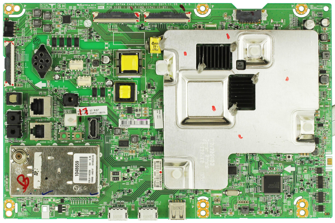 LG EBT64913103 Main Board for 49UV770M-UD
