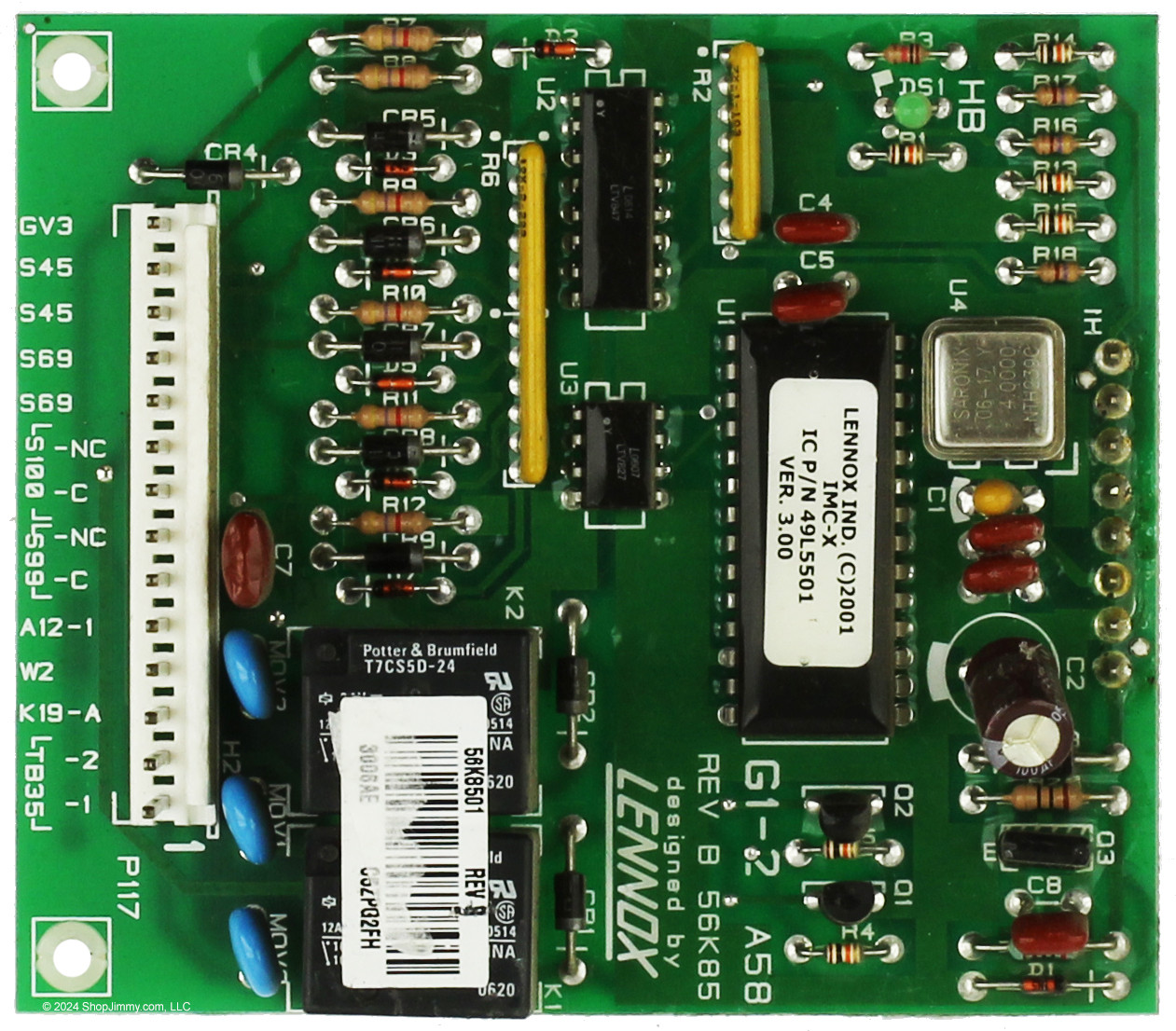 Lennox 56K85 HVAC Control Board