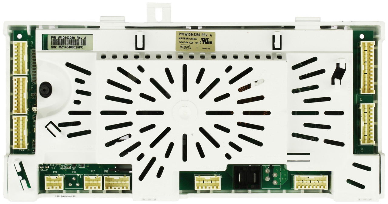 Whirlpool Washer WPW10643260 W10643260 Control Board 