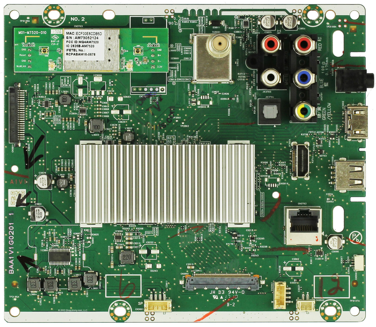 Philips AA1V1MMA-001 Digital Main Board for 43PFL4902/F7