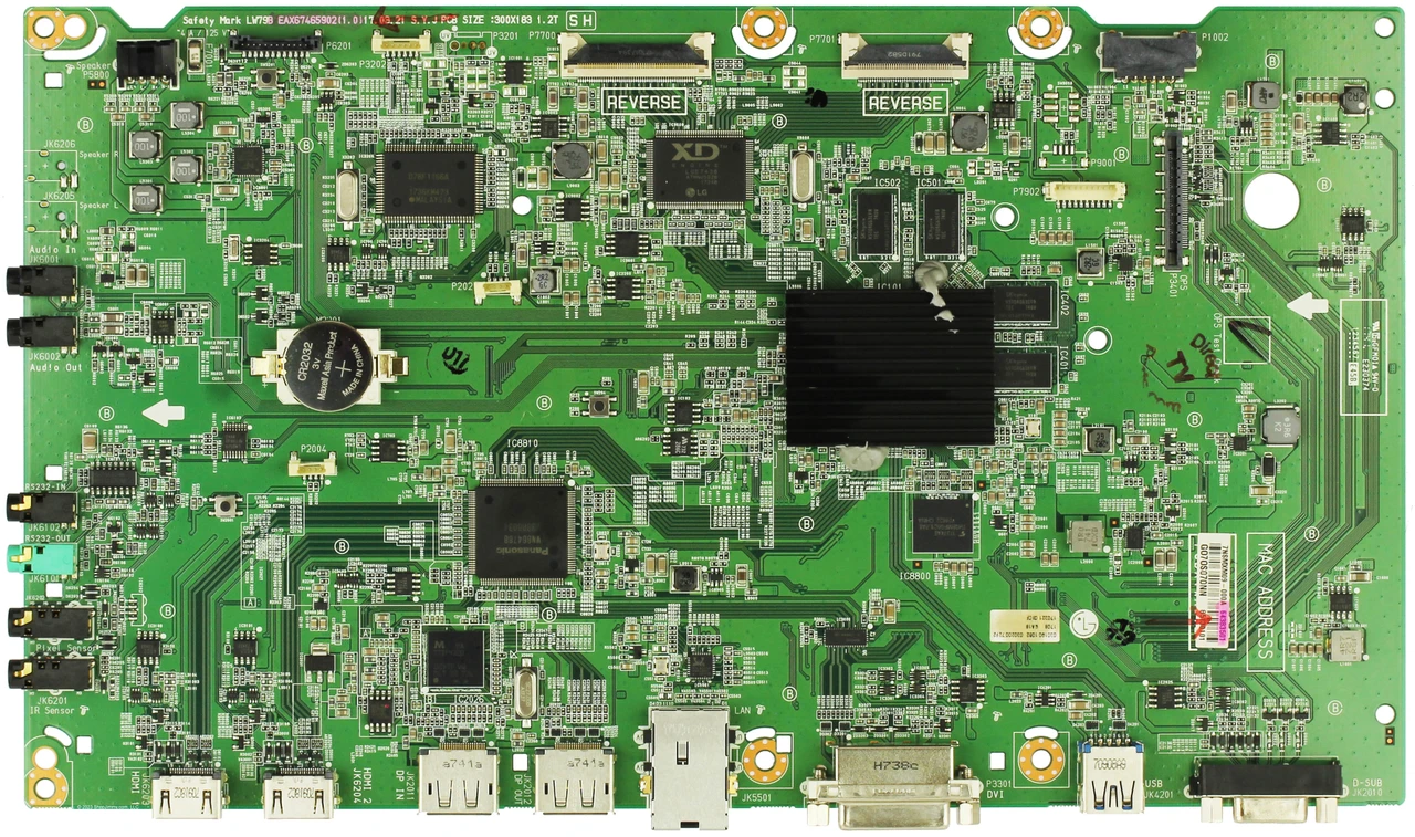 LG EBT64383501 Main Board for 65SM5KD-BH