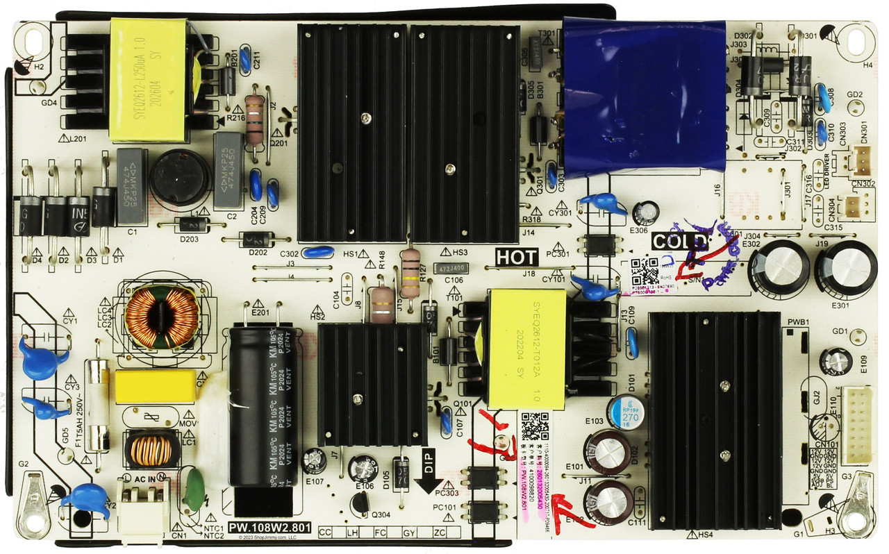 Sceptre 260132005430 Power Supply for A558CV-UMC