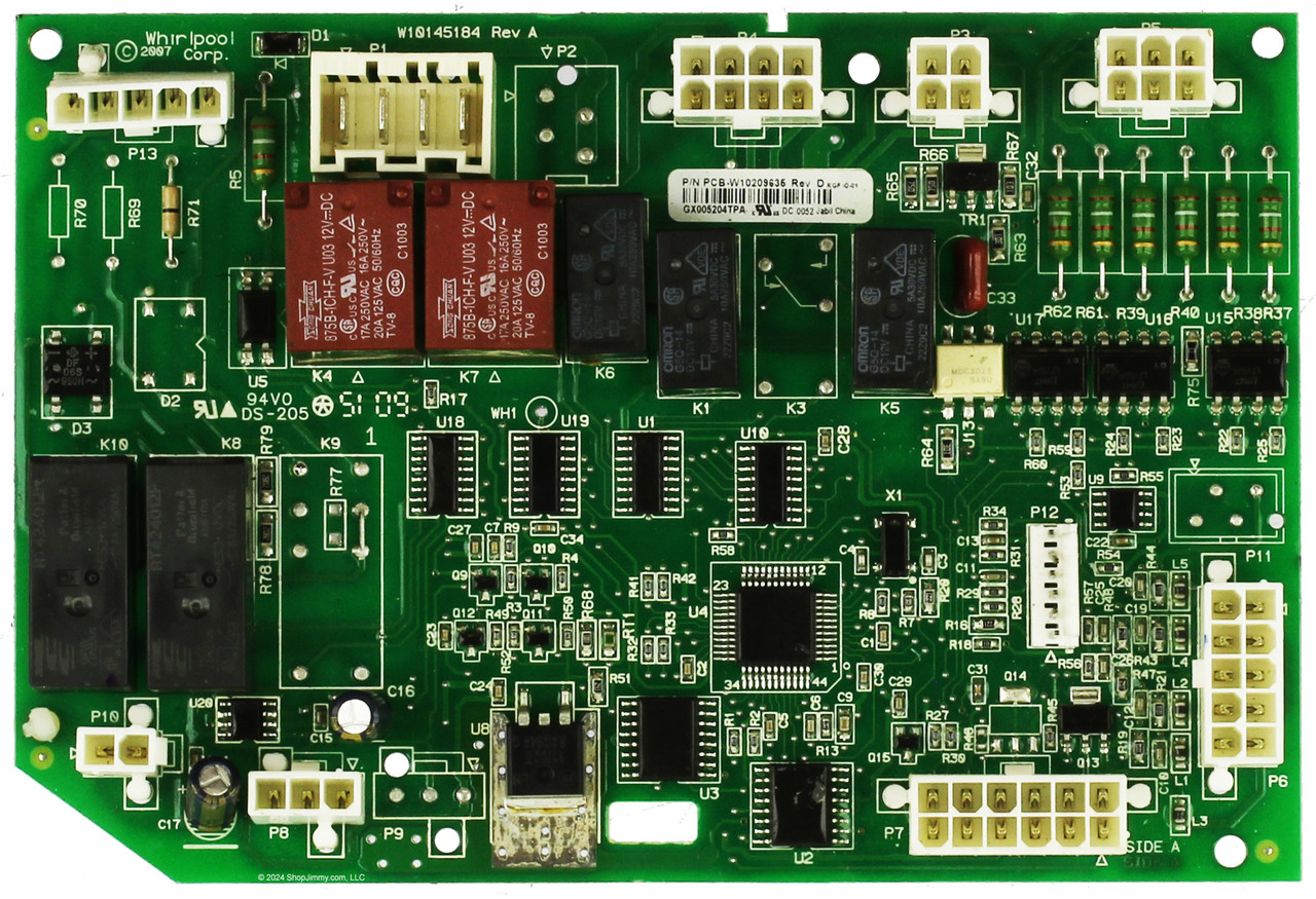 Whirlpool KitchenAid Refrigerator WPW10209635 W10209635 Control Board