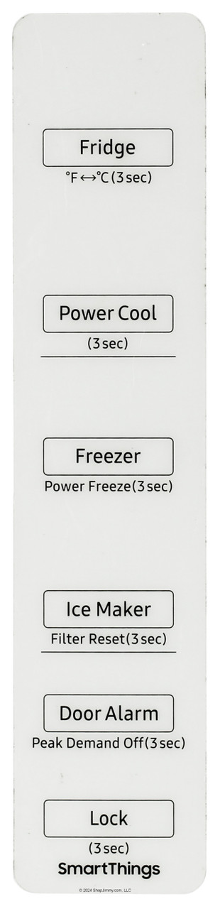 Samsung Refrigerator DA97-19962W Dispenser Control Board