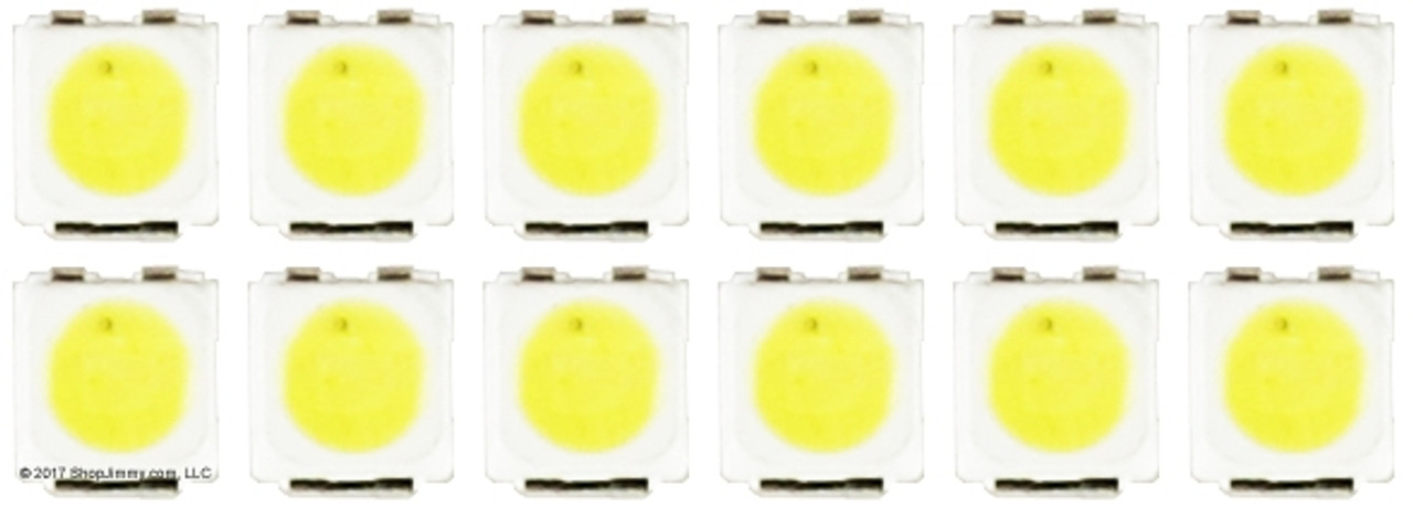 Replacement LED for Samsung/Philips LED strips Ver. 3 (set of 12) CHECK SOLDER PADS!