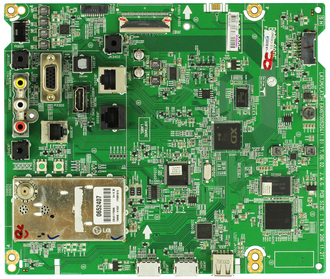 LG EBR65024401 Main Board for 55LV570H-UA