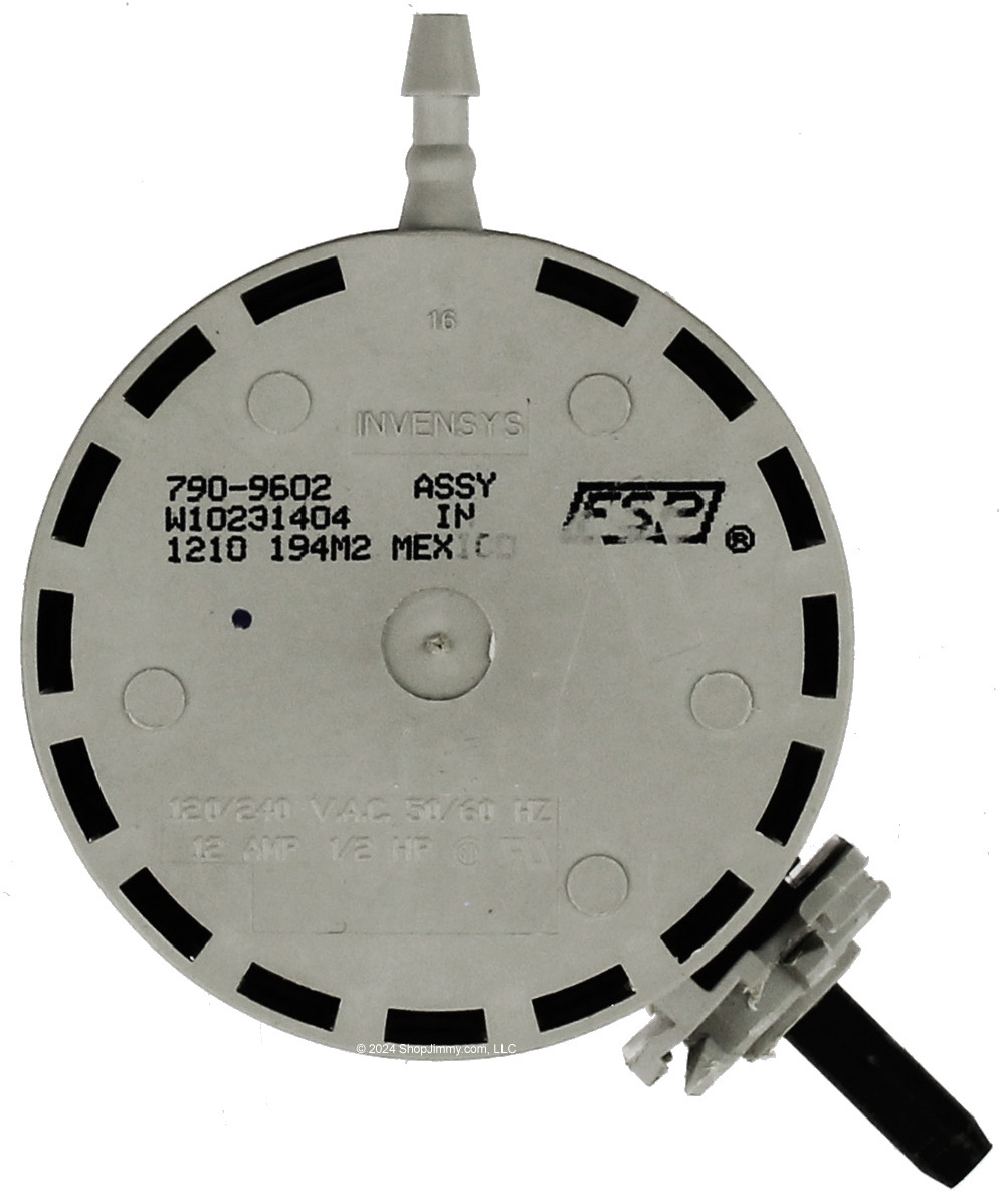 Whirlpool Washer WPW10231404 W10231404 Water Level Switch
