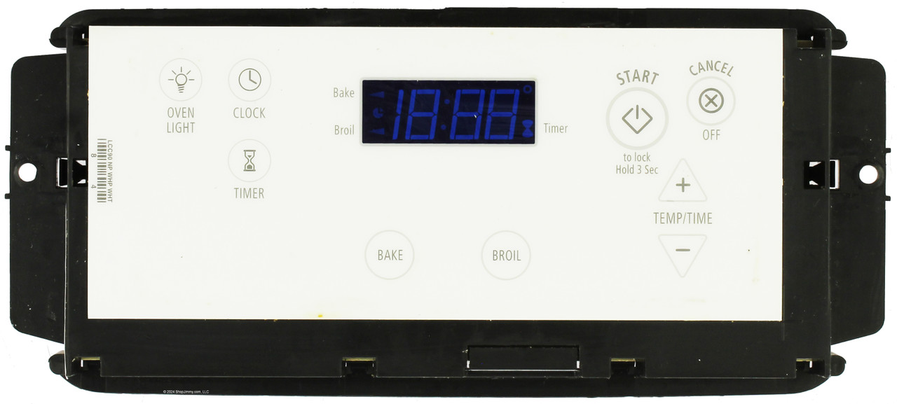 Whirlpool Range W10173529 Control Board W/ White Overlay 