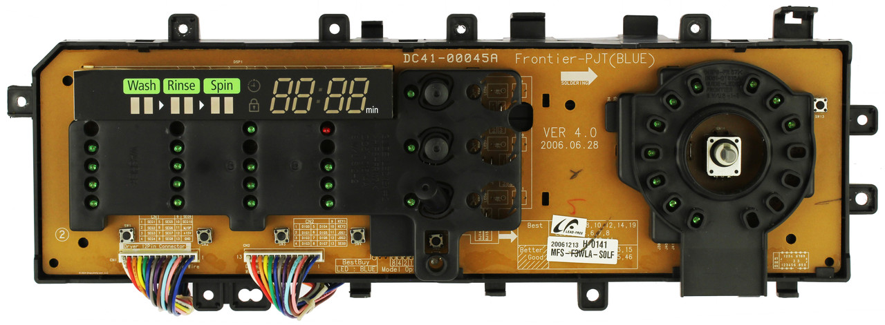 Samsung Washer MFS-F3WLA-T0 Control Board Assembly Union