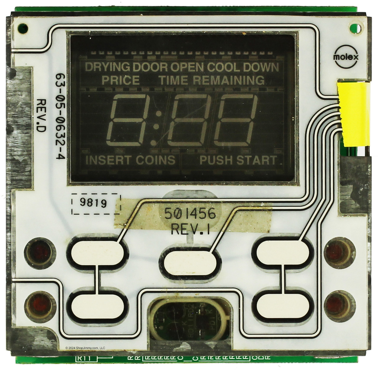 Speed Queen Dryer 501458 Control Board