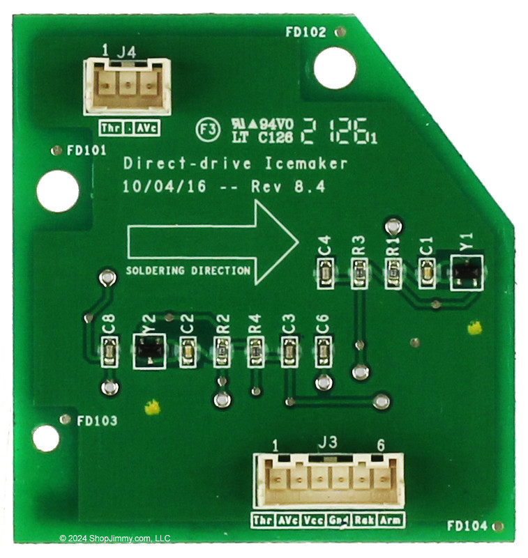 GE Eagle 197D8596G004 Ice Machine Maker Control Board