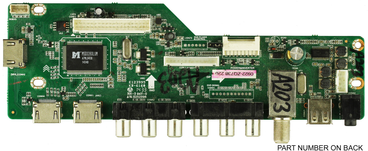 RCA FGE01M3393LNA15-C2 Main Board