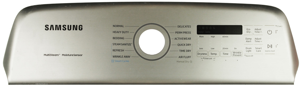 Samsung Dryer DC90-27433A Control Panel Assembly 