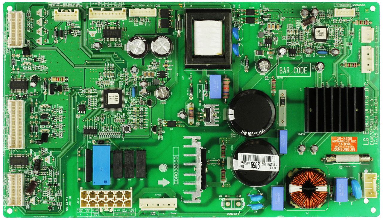 LG Refrigerator EBR83806906 Main Board
