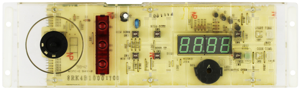 GE Oven WB27T10078 191D2037G001 Control Board  - No Overlay
