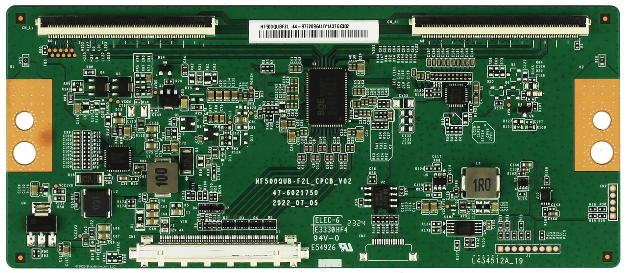Sony HV500QUB-F2L 44-9772096 T-Con Board