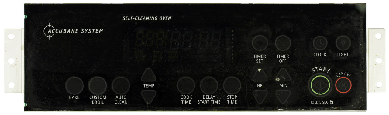 Whirlpool Range WP8524252 8524252 Control Board Black Overlay