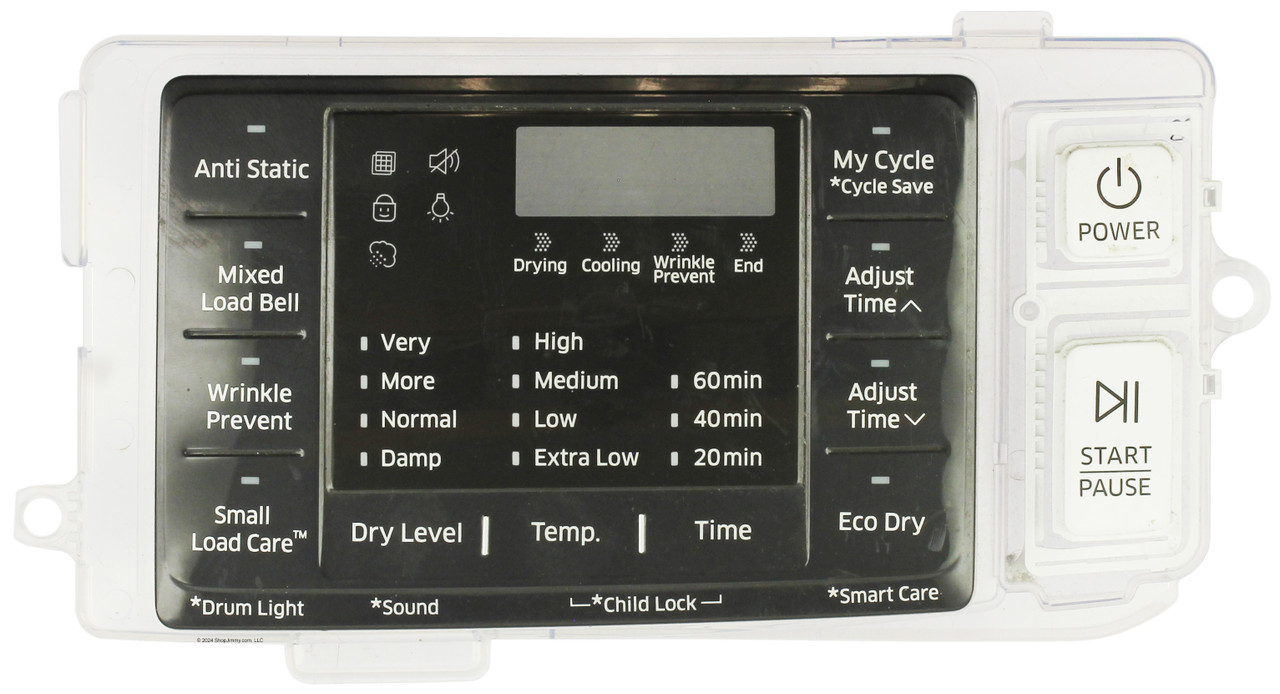 Samsung Dryer DC93-00376D/DC64-03431Q Pcb Display Assembly 