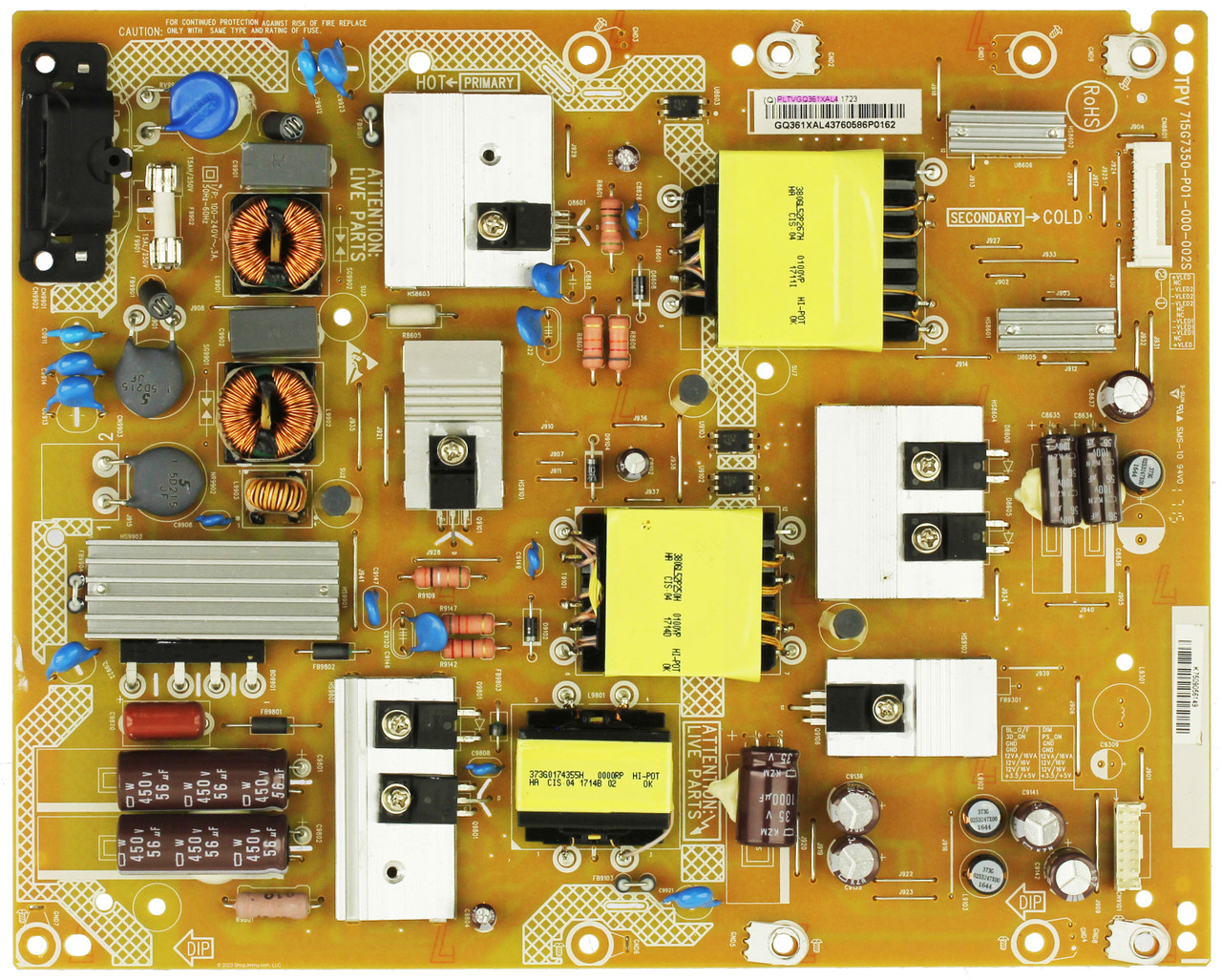 NEC PLTVGQ361XAL4 Power Supply Board