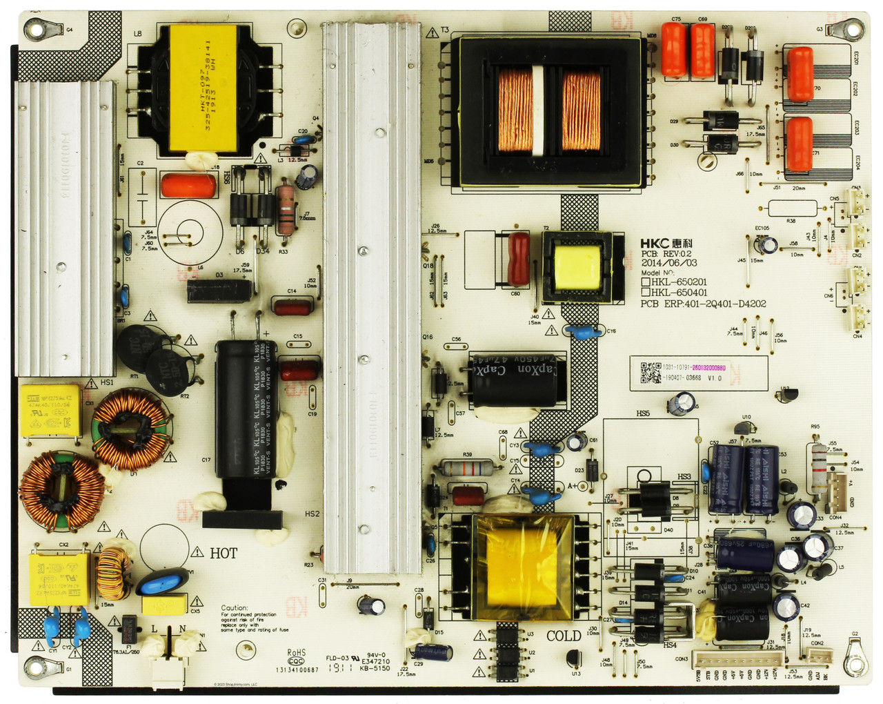 RCA / Hitachi / Sceptre 260132000880 Power Supply 
